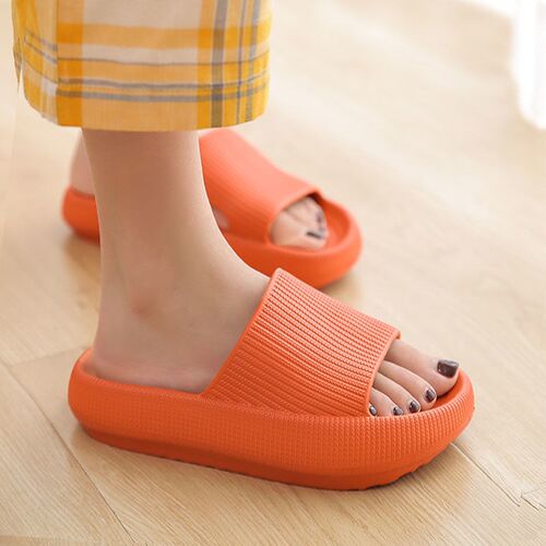 Thick Platform Slippers Women Indoor Bathroom Slipper Soft E
