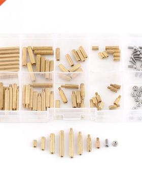 120pcs M2 Female Male Standoffs Screws Nuts Assortment Set F