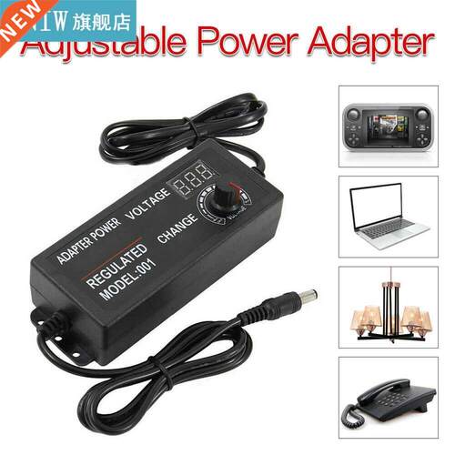 Adjustable Adaptor Charge Variable Voltage 3V-24V Universal