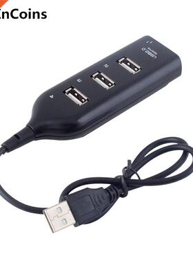 New Portable USB HUB Hgh Speed 4 Port USB 2.0 HUB Adapterfo