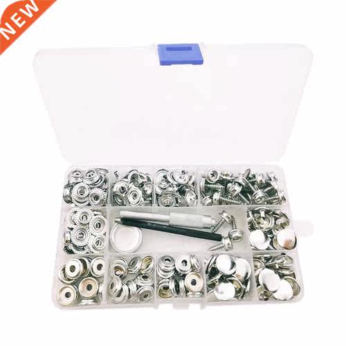 228 Piece Canvas Snap Kit - Marine Grade Stainless Steel for