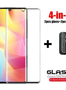 4-in-1 Glass Xiaomi Mi Note 10 Lite D Full Curved Cover Te