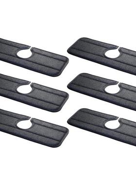 6 Pcs Kitchen Faucet Sink Mat Washable Wear-Resistant Faucet