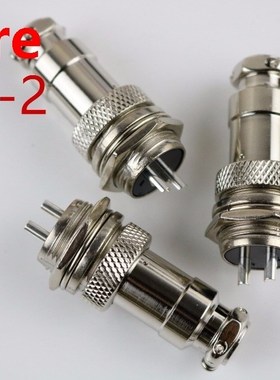 4PCS GX16-2  MaleFemale Wire Panel Connector plug Circular