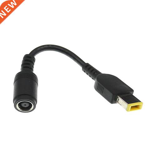 DC 7.9x5.4mm Big Round to Square Port Adapter Converter Powe