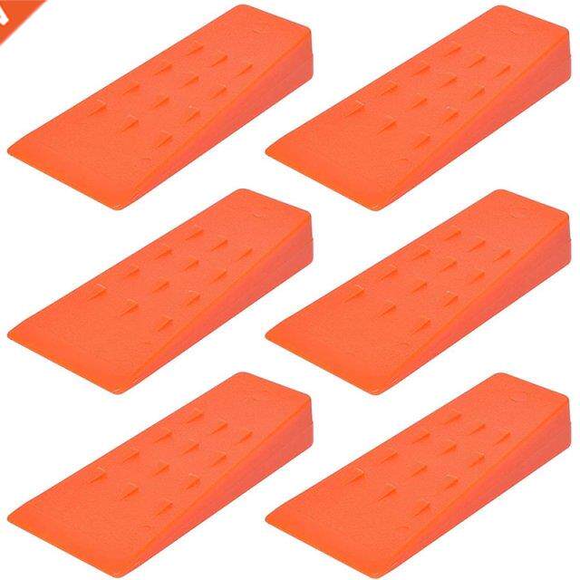 6Pcs 5.5Inch Felling Wedges Set For Chainsaw - ABS Plastic W - 实物图