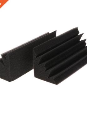 4pcs Corner Bass Trap Acoustic Soundproofing Polyurethane Fo