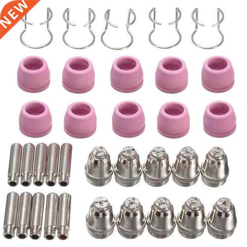 35Pcs Air Plasma Cutter Torch AG60 Contact Tips AG-60/SG55/W
