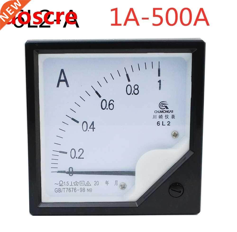 6L2-A 5A 10A 15A 20A 30A AC Drect Analog Meter Panel AMP Cu