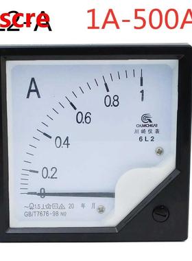 6L2-A 5A 10A 15A 20A 30A AC Drect Analog Meter Panel AMP Cu