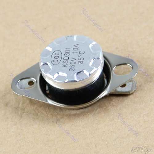 KSD01 85C Normal Close NC Temperature Controlled Switch The