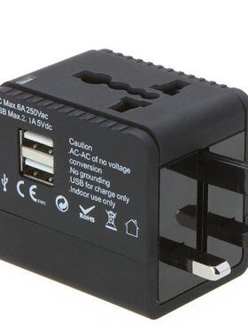 2USB Worldwide Travel Adapter Charger US EU UK AU Plug 2.1A