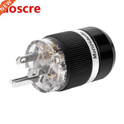 Monosaudio M101R/F101R US AC Power Plug Connector Pure Coppe