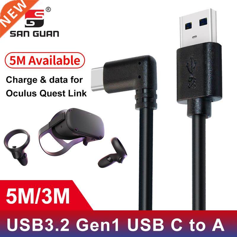 5M 3M USB-C Cable Oculus Quest 2 Link Cable USB3.2 Compatabi