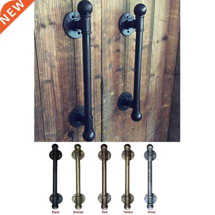 Amercan Rural Antque Black Door Handle Handles Pull Pulls