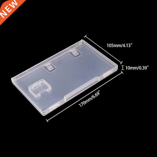 2pcs Game Card Storage Organzer Case Protectve Cover Trans