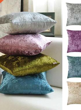 Decorative Throw Pillow Covers 1pc Solid Colors Fashion Shin