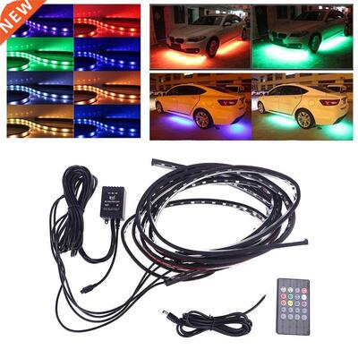 Car Styling RGB LED Strip Atmosphere lamp Under Car Tube Und
