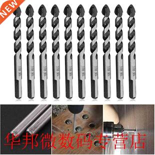 10pcs Triangul Shank Drill Resistance and Durability High