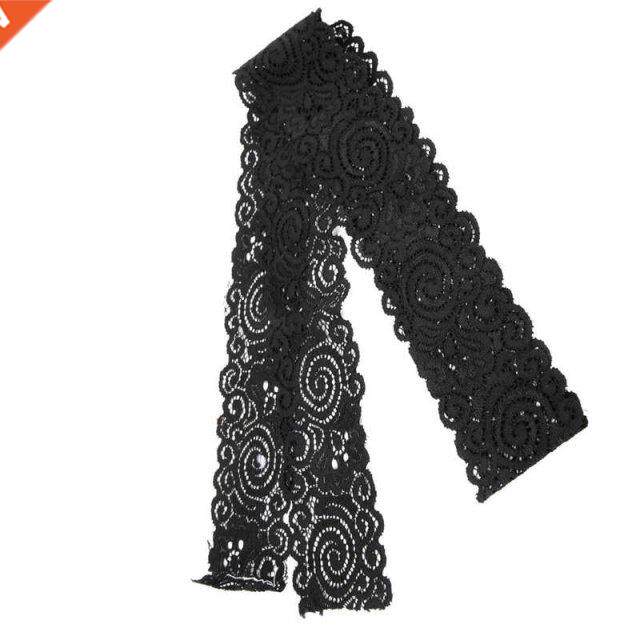 Lace Trim Black Lace Ribbon Elastic Unique for Wedding Decor