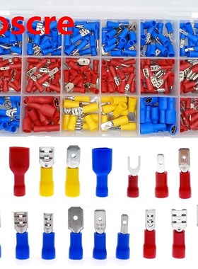 330pcs Assorted Full Insulated Fork U-type Set Terminals  Co