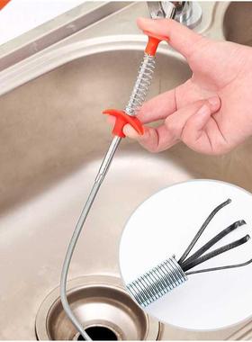 60cm Spring Pipe Dredging Tool Flexible Grabber Pickup Snake