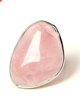 ndy-beads Slver Plated Reszable rregular S Natural Ro