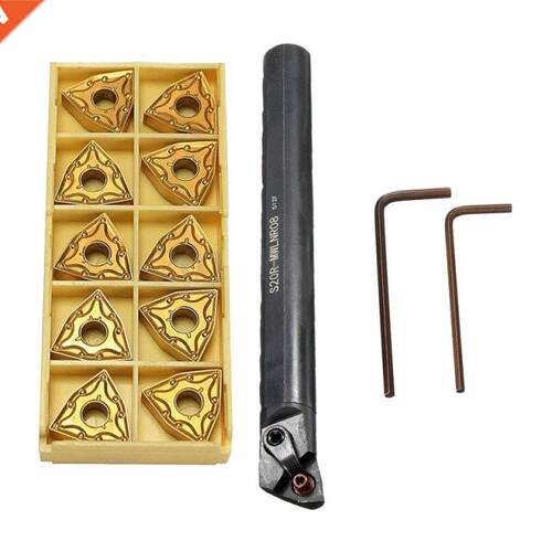 S20R-MWLNR08 Lathe Boring Bar Turning Tool Holder with 10pcs