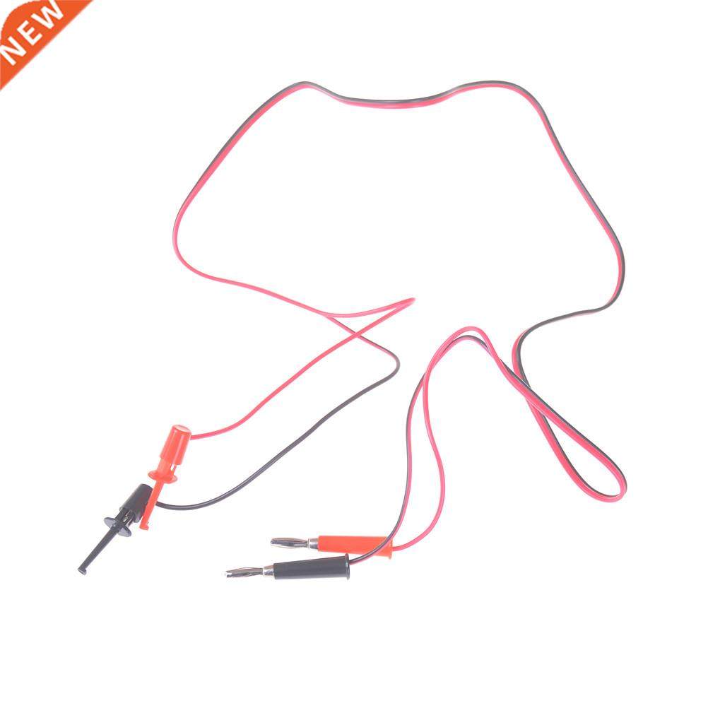 4mm Lantern Plug to Test Hook Clip Probe Test Leads 1M Wire