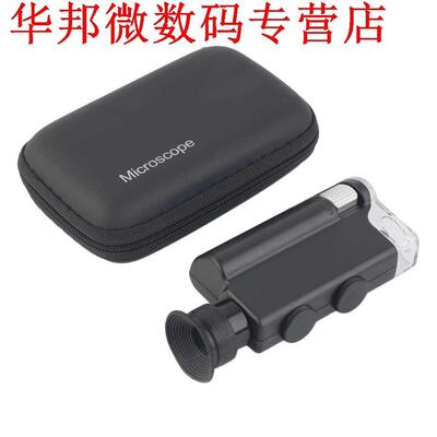 Microscoop Pocket 200X ~ 240X Handheld LED Lamp Licht Loupe
