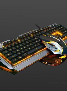 V1 USB Wired Ergonomic Backlit Mechanical Feel Gaming Keyboa