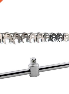 Fle Nut Crowfoot Line Hex Wrench Set 3/8Inch Drive Open E