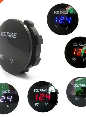 Car Motorcycle DC5V-48V LED Panel Digital Voltage Meter Disp