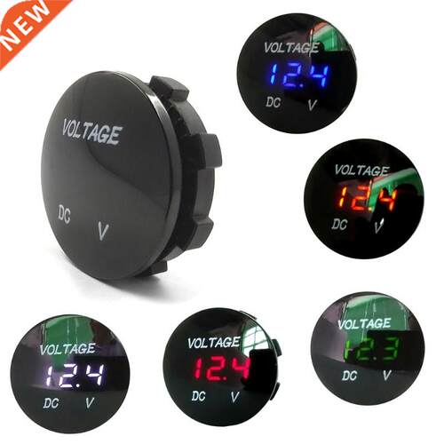 Car Motorcycle DC5V-48V LED Panel Digital Voltage Meter Disp