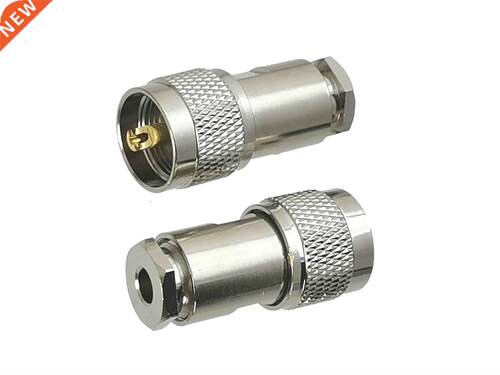 10pcs UHF PL259 Male Plug Connector Clamp RG58 RG142 LMR195
