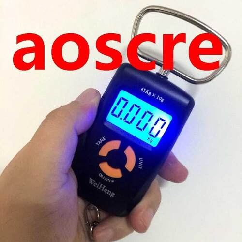 45kg 5g Portable Electronic Scale Double Precision Travel Lu