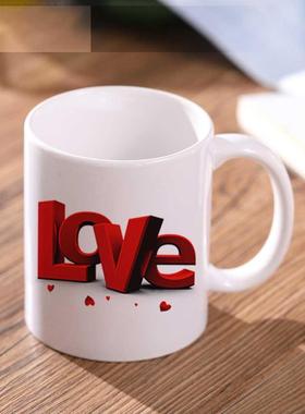 DIY Customized Ceramic Mug Personalized Coffee Milk Cup 350M