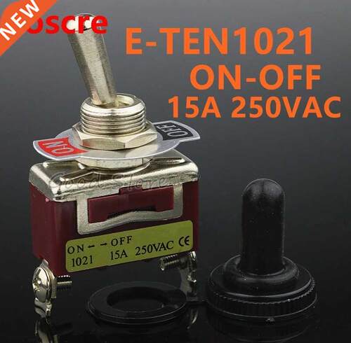 Free Shipping 1PCS E-TEN1021 15A 250VAC 2PIN ON-OFF1 Toggle