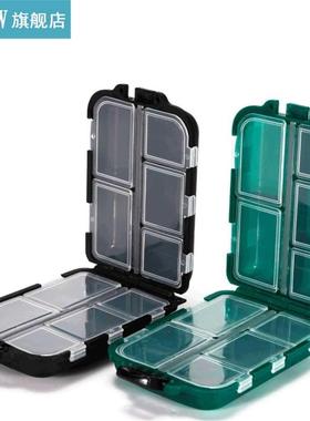 10 Compartments Hook Bait Storage Box Transparent Multifunct