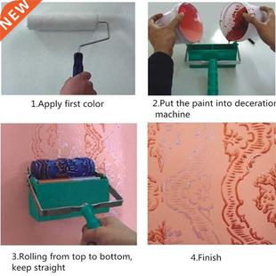 Roller And Patterned Paint Machine Wall Tools 5
