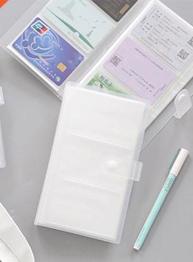 240 Slots Transparent PP Cover Business Card Book Large Capa