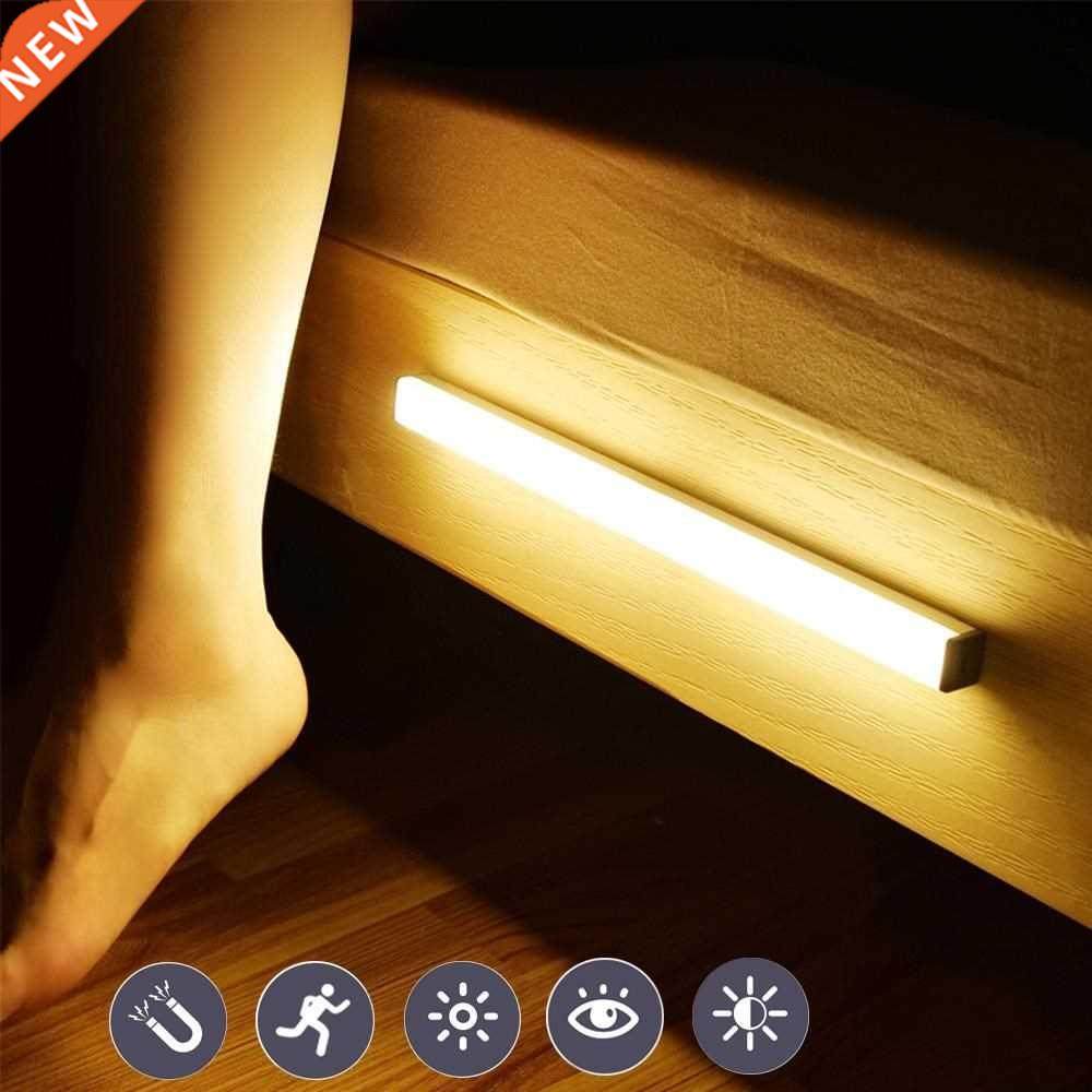 LED Closet Night Light Motion Sensor Magnetic Night Lamp For