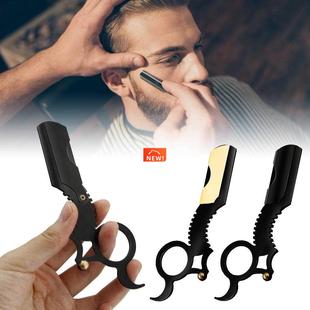 Straight Edge Barber Razor Haircut Beard Eyebrow Shaving