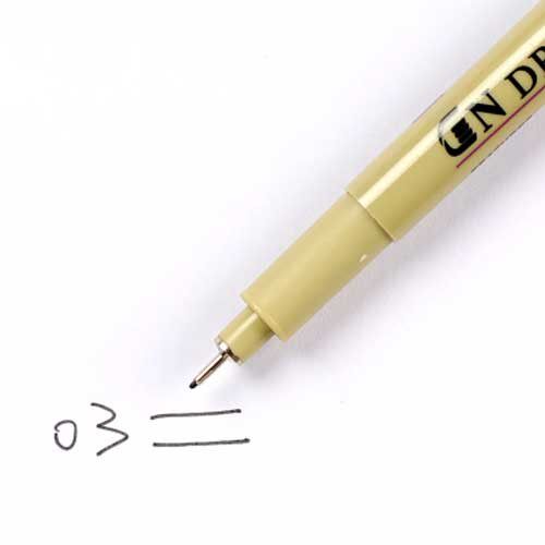 1 pcs black Pigma micron pen waterproof Hand-drawn design sk