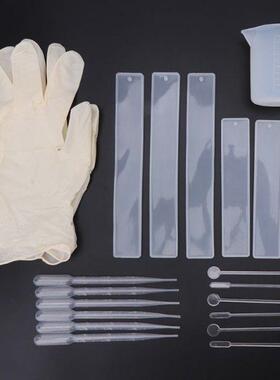 1 Set Rectangul Silicone Bookmk Mold DIY Bookmk Mould