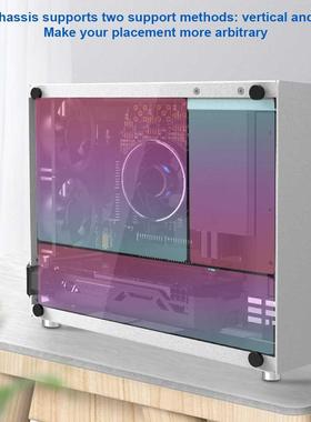 All Aluminum ITX PC Gaming Case Computer Cabinet Suitcase Po