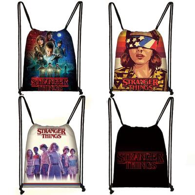 Cartoon Stranger Things Backpack Teenager Boys Girls Travel