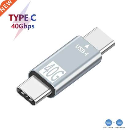 USB 4.0 Type C Adapter USB C 40Gbps Data Sync Adapter Male