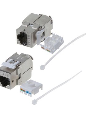 1Pc RJ45 Keystone Cat6/Cat6A Shielded FTP Zinc Alloy Module