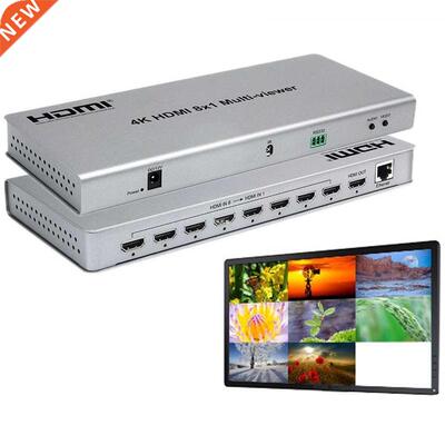 8X1 hdm multvewer 4k output HDM Swtcher 8 nput Seamles